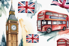 British Vibes Background Papers - CraftNest - Digital Crafting and Art