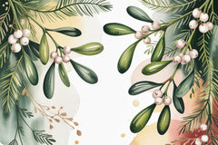 Merry Mistletoe Background Papers - CraftNest - Digital Crafting and Art