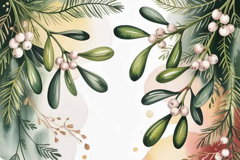 Merry Mistletoe Background Papers - CraftNest - Digital Crafting and Art