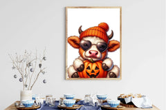 Baby Cow Halloween Clipart Bundle - CraftNest - Digital Crafting and Art