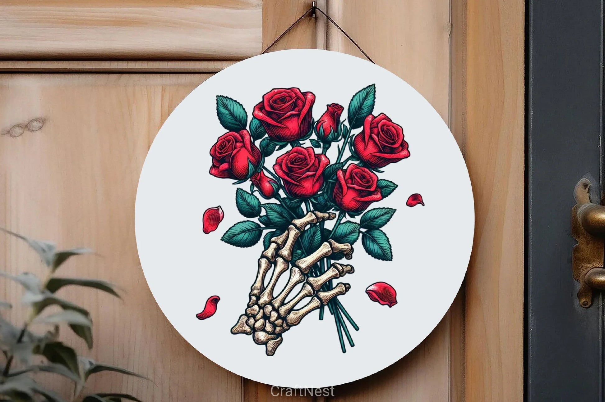 Roses Bouquet Skeleton Hand Clipart Bundle 1 - CraftNest - Digital Crafting and Art