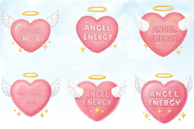 Heart Angel Wings Clipart Bundle - CraftNest - Digital Crafting and Art
