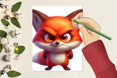 Angry Fox Clipart Bundle - CraftNest - Digital Crafting and Art