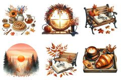 Morning and Fall Clipart Bundle - CraftNest - Digital Crafting and Art