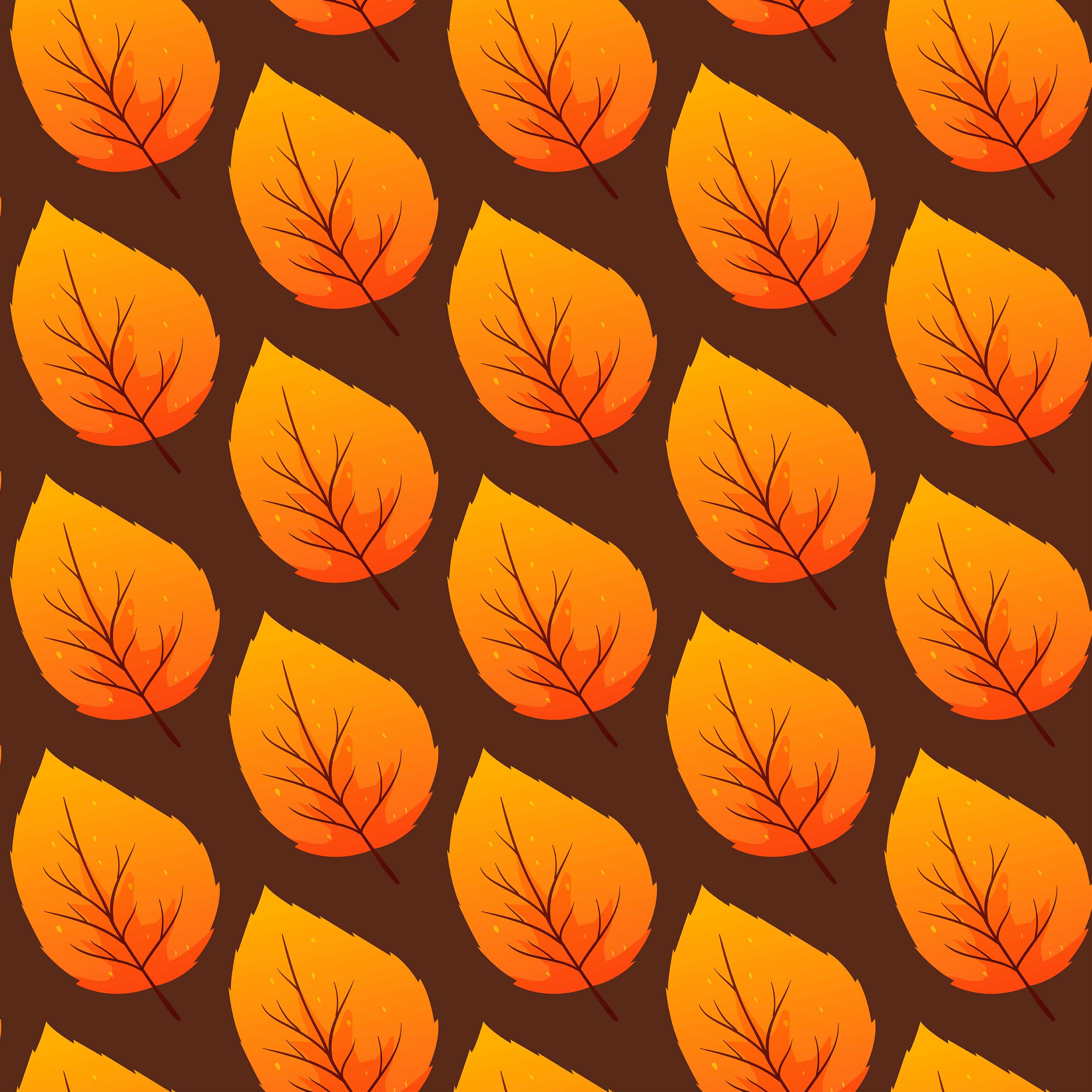 Fall Leaves Seamless Digital Paper - CraftNest - Digital Crafting and Art