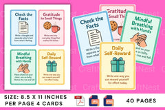Everyday Wellness CBT Cards for Mental Health - CraftNest - Digital Crafting and Art