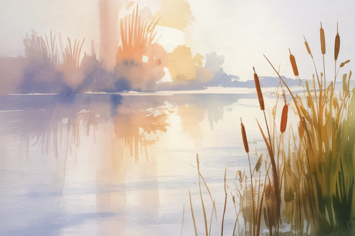 Lakeside Mornings Background Papers - CraftNest - Digital Crafting and Art