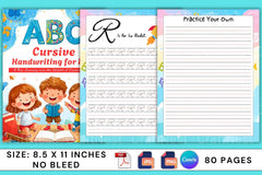 Cursive Handwriting Practice for Kids - CraftNest - Digital Crafting and Art