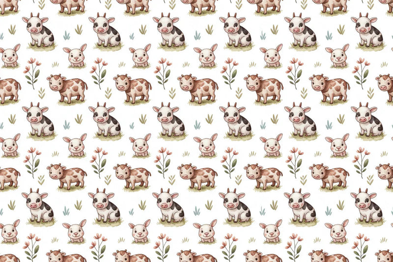 Cute Creatures Seamless Papers - CraftNest - Digital Crafting and Art
