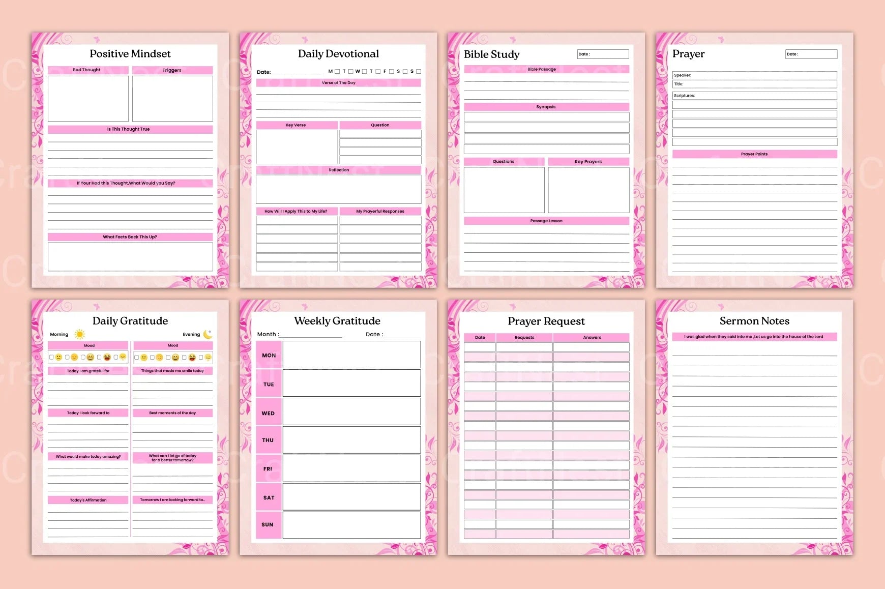 Bible Prayer Guide - CraftNest - Digital Crafting and Art