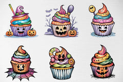 Spooky Cupcake Clipart Bundle - CraftNest - Digital Crafting and Art