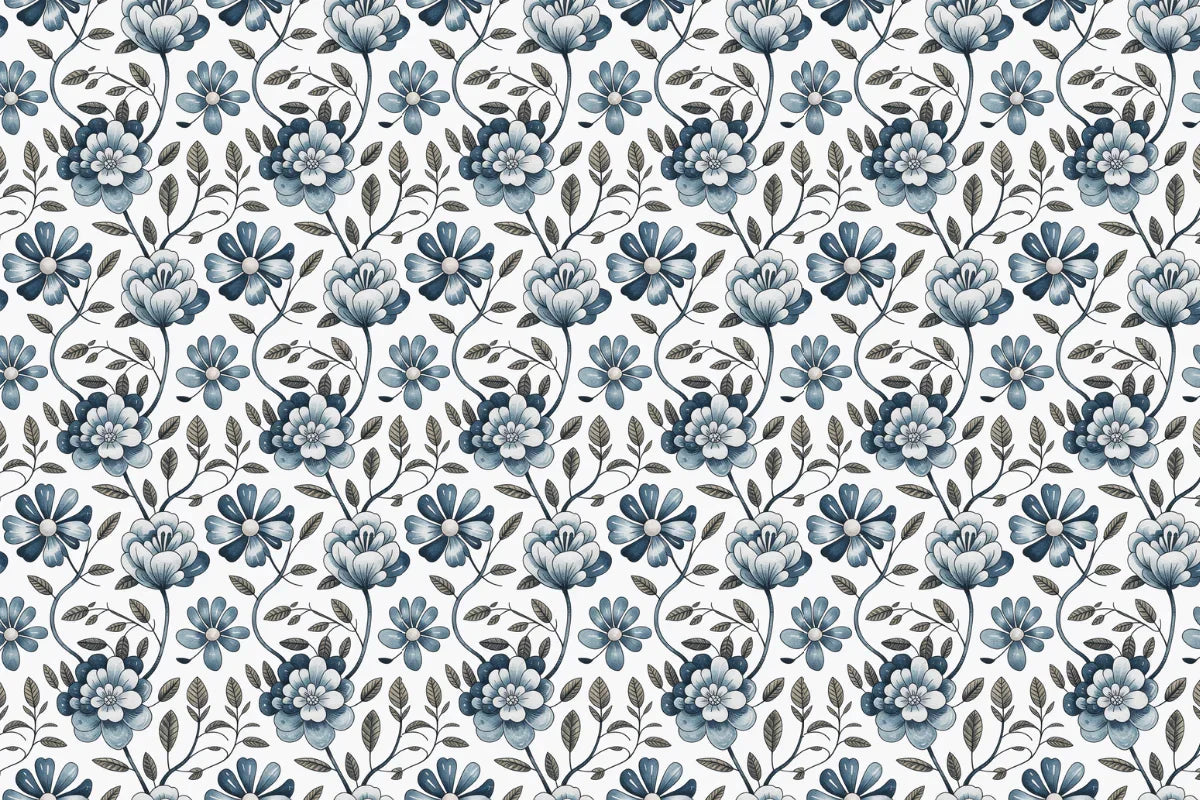 Victorian Blooms Seamless Papers - CraftNest - Digital Crafting and Art