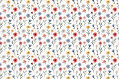 Wildflower Meadow Mix Seamless Papers - CraftNest - Digital Crafting and Art