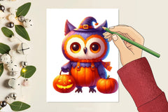 Halloween Owl Clipart Bundle - CraftNest - Digital Crafting and Art