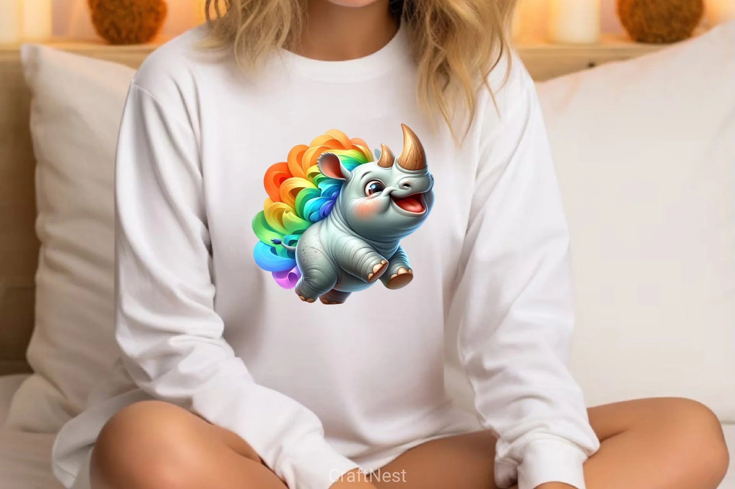 Cute Rhino Clipart Bundle - CraftNest - Digital Crafting and Art