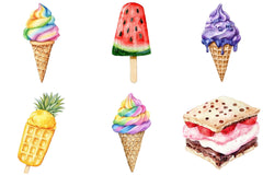 Summer Ice Cream Clipart Bundle 1 - CraftNest - Digital Crafting and Art