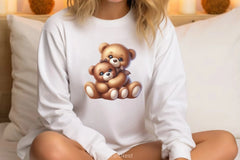 Teddy Bear Couple Clipart Bundle - CraftNest - Digital Crafting and Art