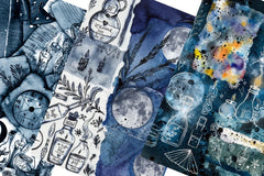 Witchy Grimoire Junk Journal Papers - CraftNest - Digital Crafting and Art