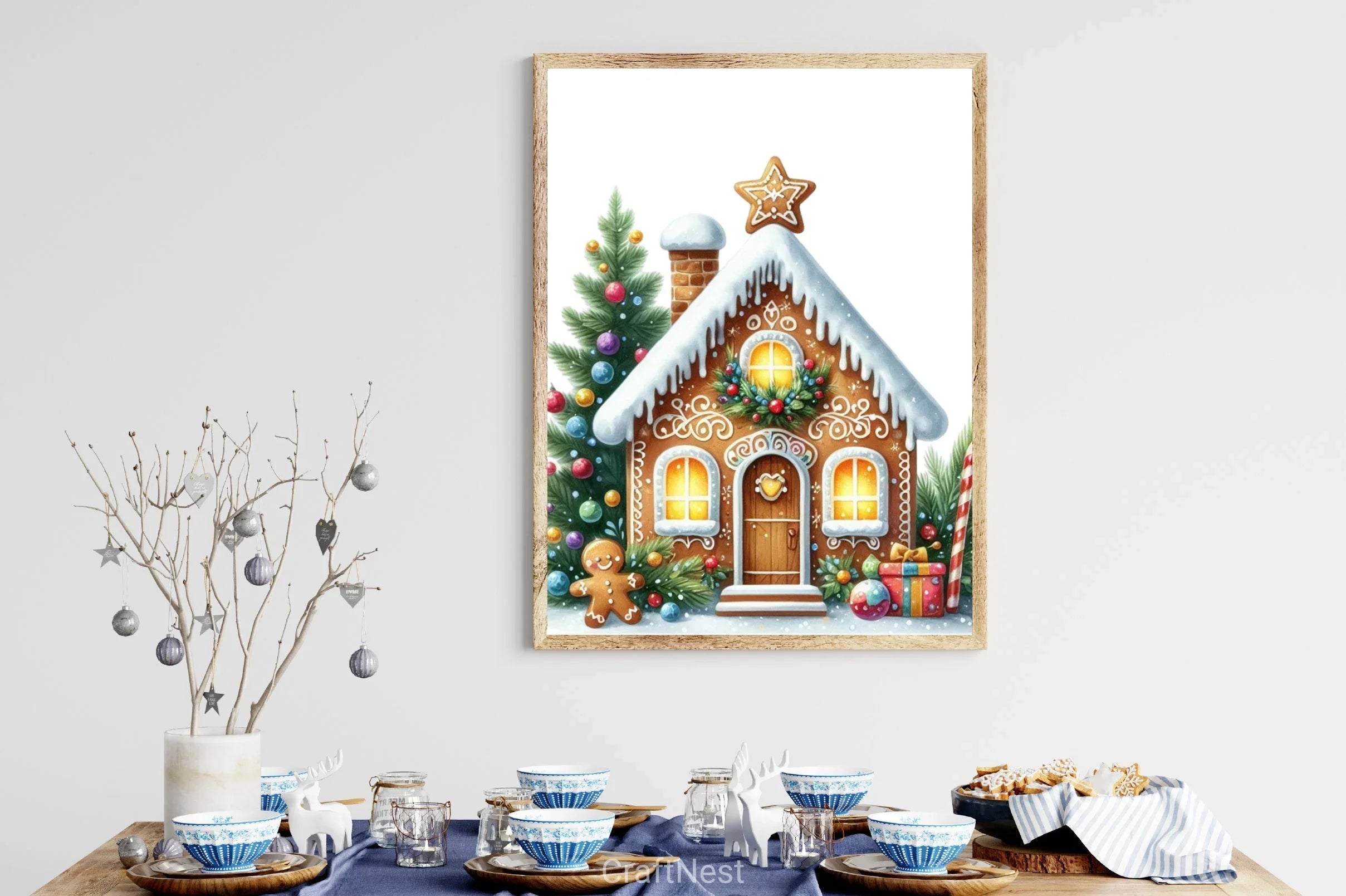 Christmas Gingerbread House Clipart Bundle - CraftNest - Digital Crafting and Art