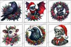 Christmas Gothic Clipart Bundle - CraftNest - Digital Crafting and Art