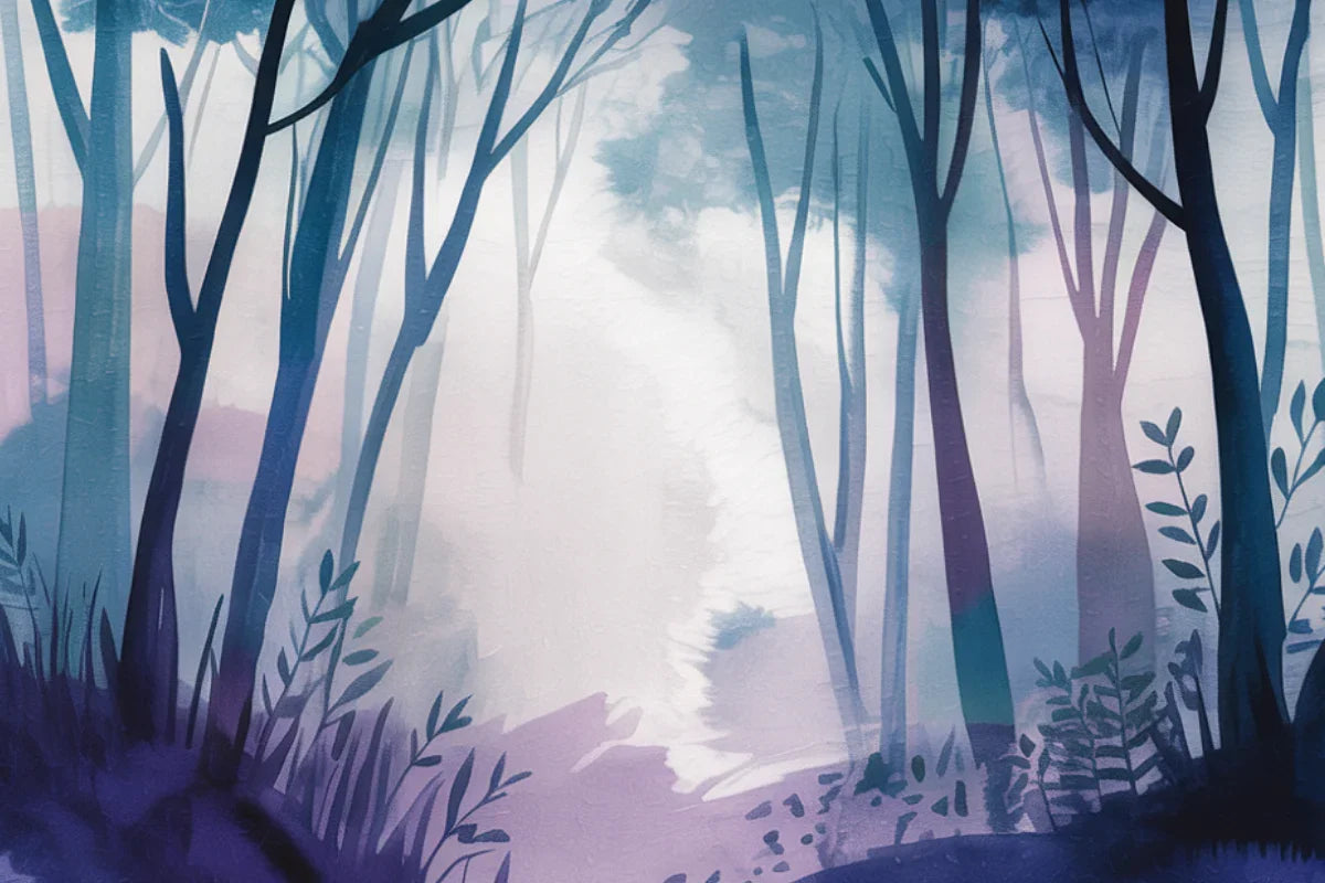 Midnight Forest Background Papers - CraftNest - Digital Crafting and Art