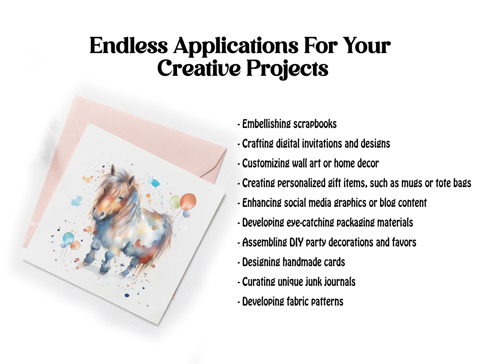 Horses Mega Bundle Clipart - CraftNest