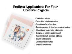 Horses Mega Bundle Clipart - CraftNest