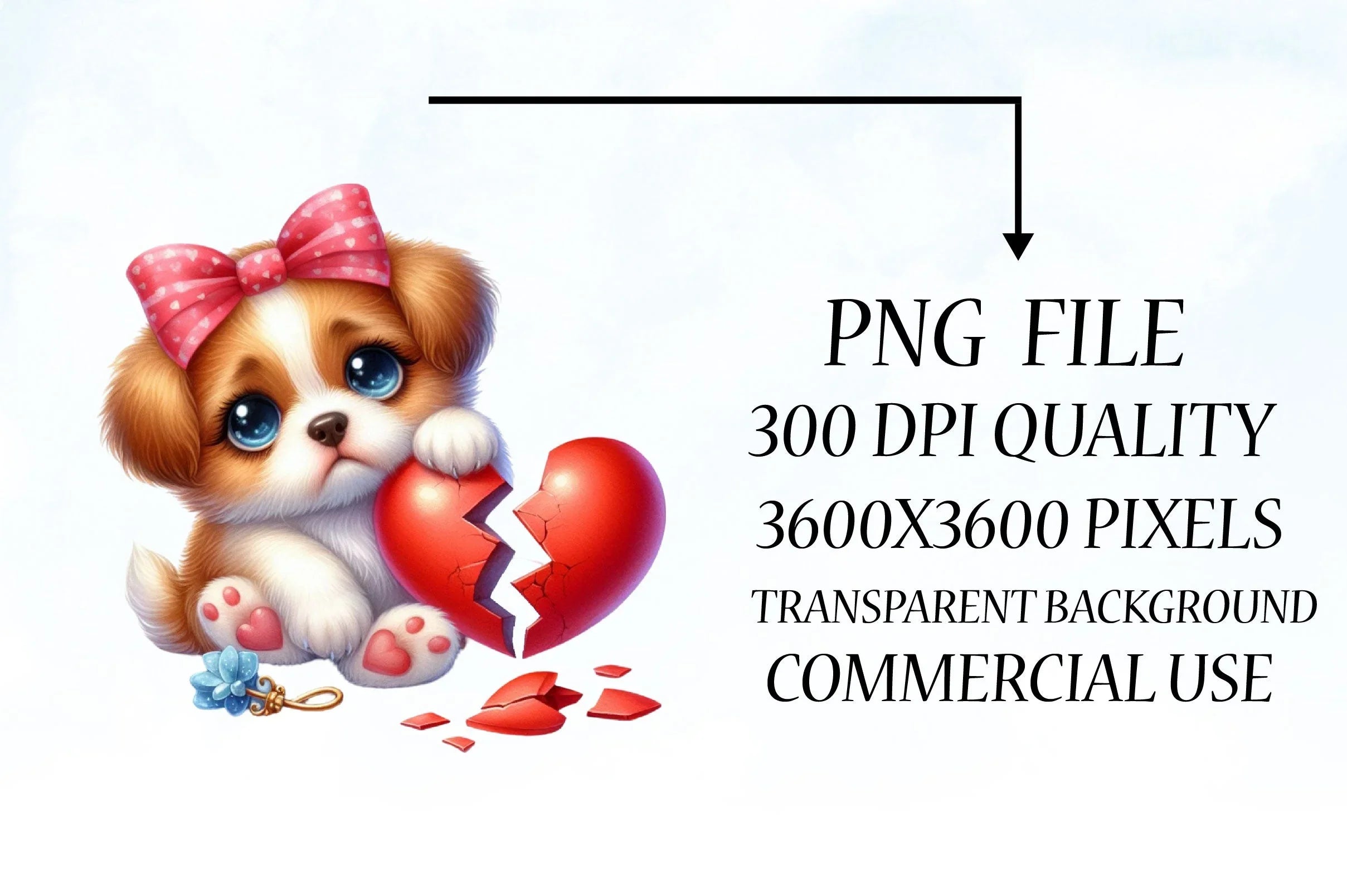 Animals Broken Heart Clipart Bundle - CraftNest - Digital Crafting and Art