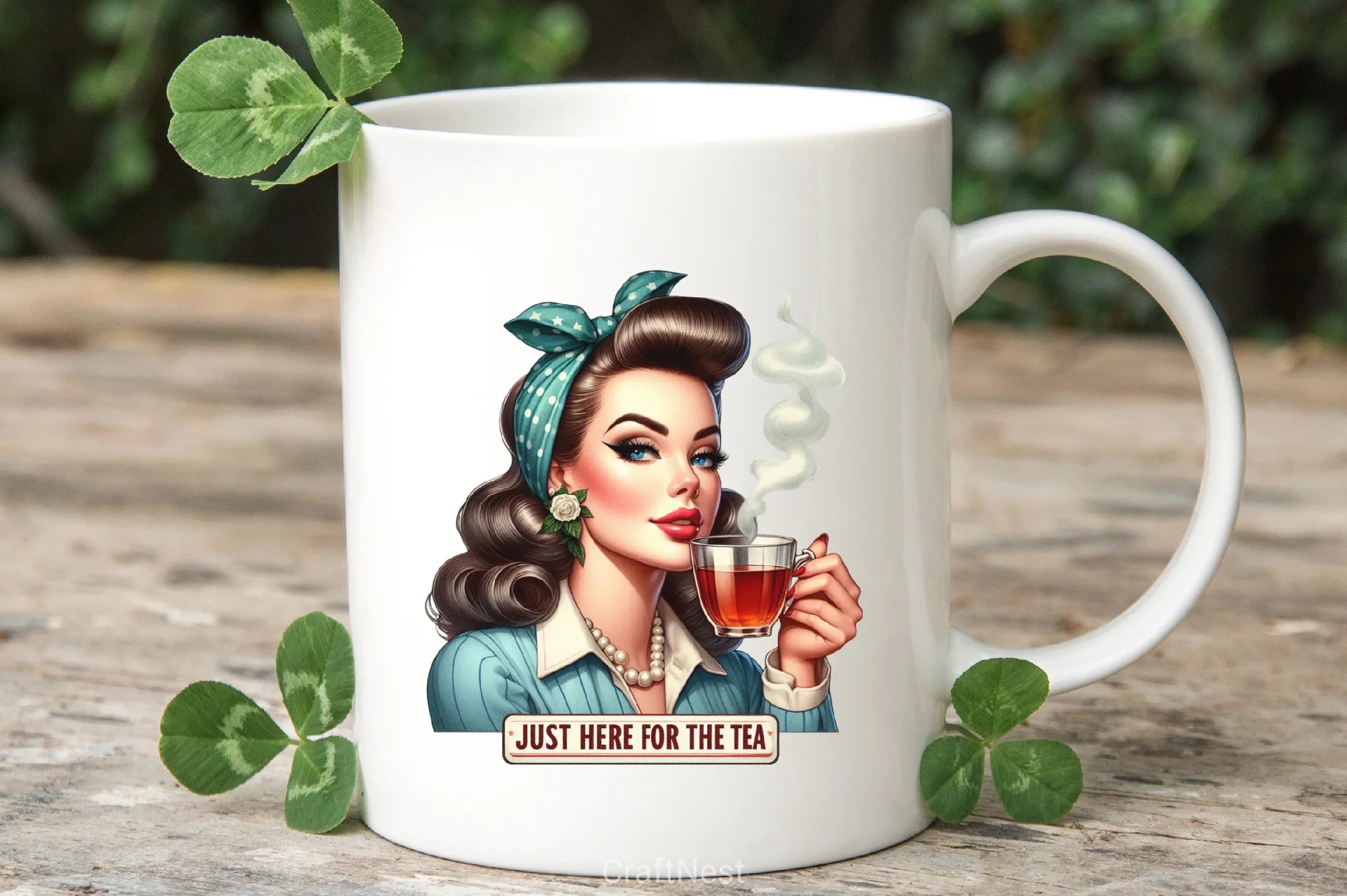 Just Here For The Tea Clipart Bundle 1 - CraftNest - Digital Crafting and Art