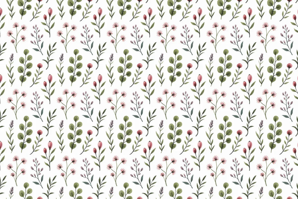 Botanical Blooms Seamless Papers - CraftNest - Digital Crafting and Art