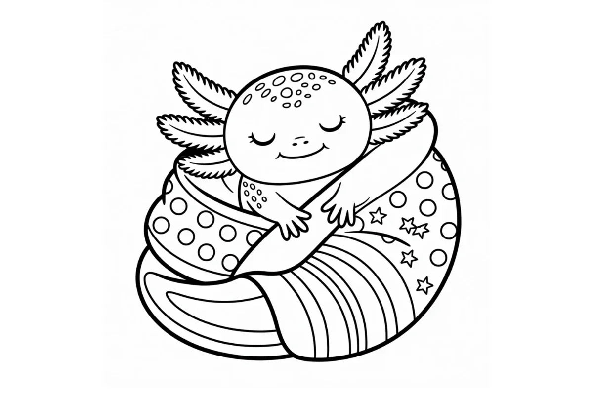 Axolotl Adventures Coloring Book - CraftNest - Digital Crafting and Art