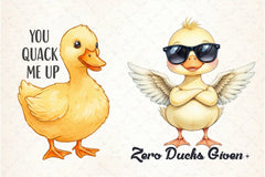 Sarcastic Ducks Quotes Clipart Bundle - CraftNest - Digital Crafting and Art