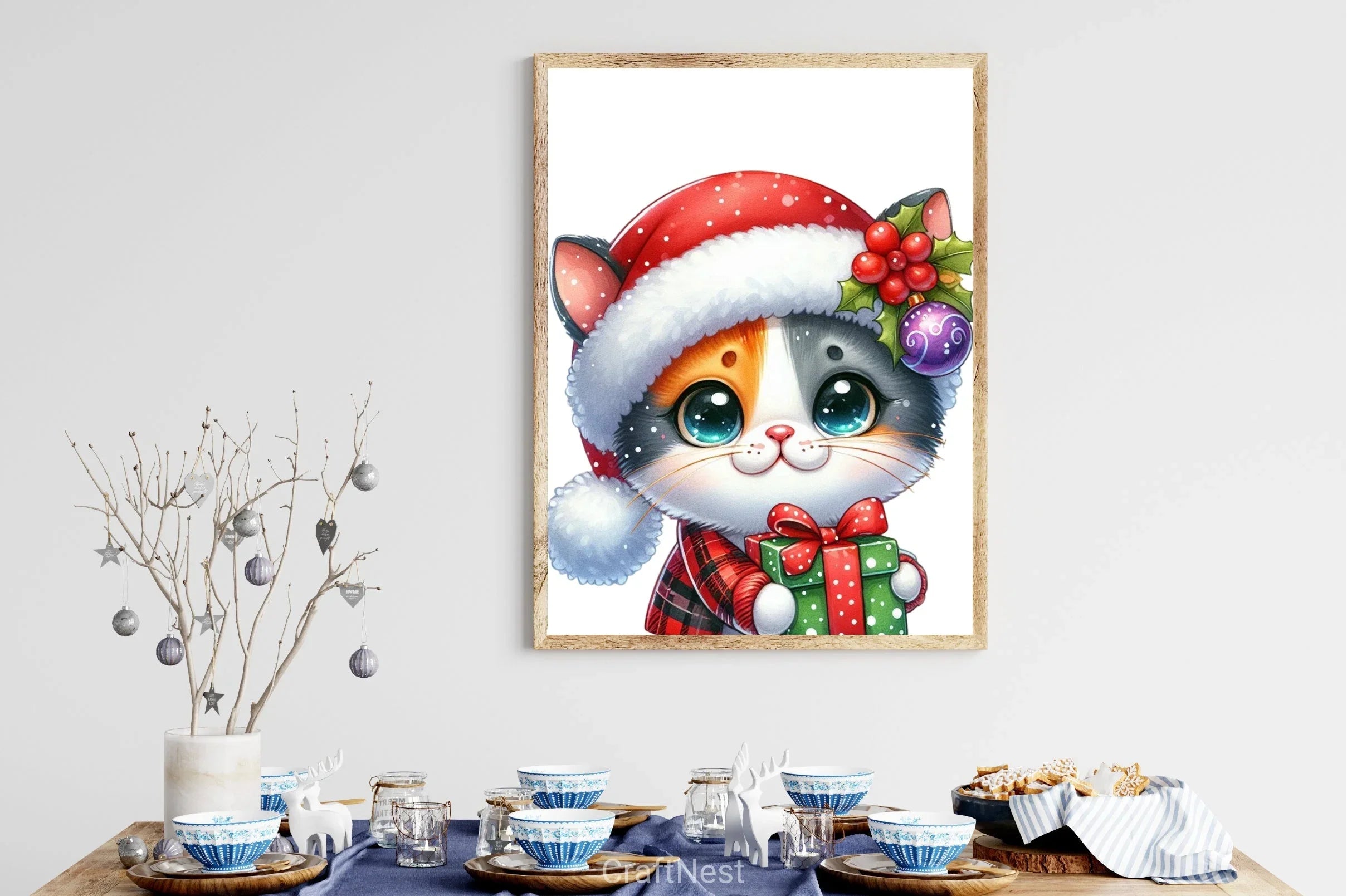 Christmas Cats Clipart Bundle - CraftNest - Digital Crafting and Art