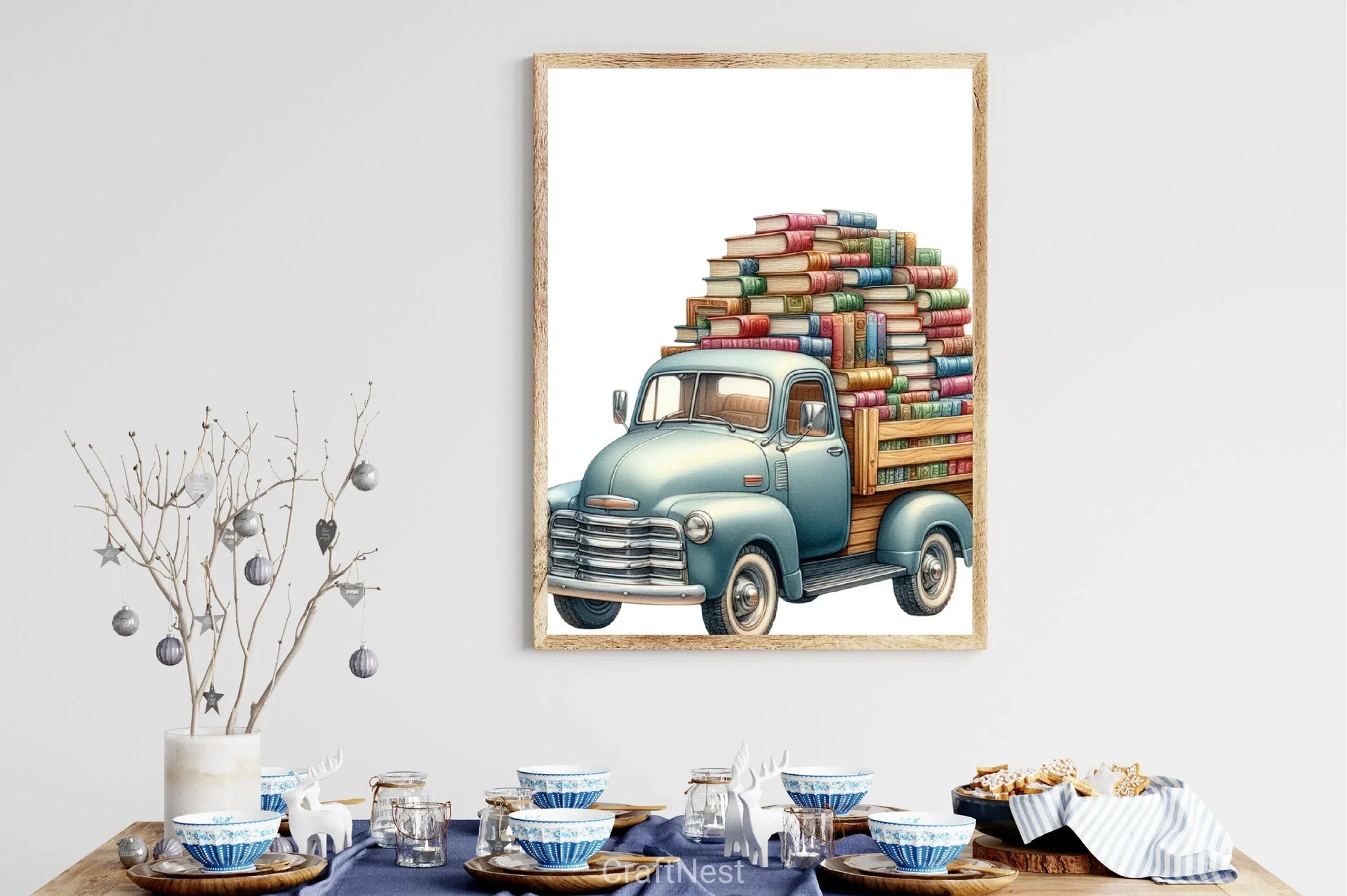 Books Truck Clipart Bundle - CraftNest - Digital Crafting and Art