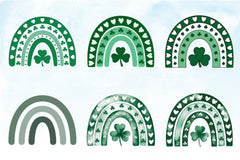 St. Patrick's Day Rainbow Clipart Bundle - CraftNest - Digital Crafting and Art
