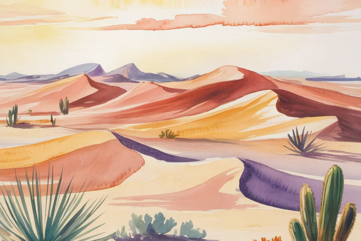 Sandy Deserts Background Papers - CraftNest - Digital Crafting and Art