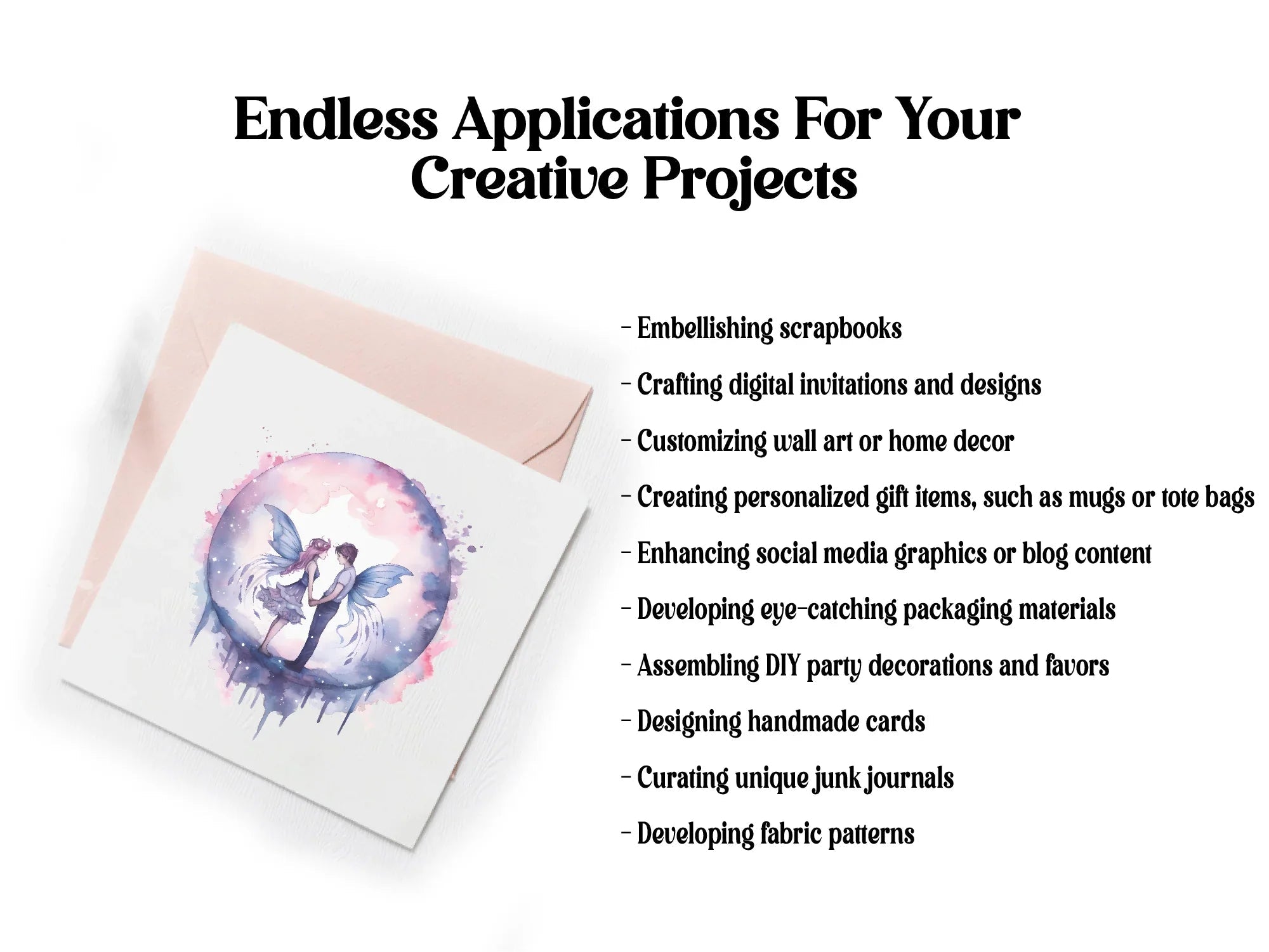 Lovecore Fairies Clipart - CraftNest