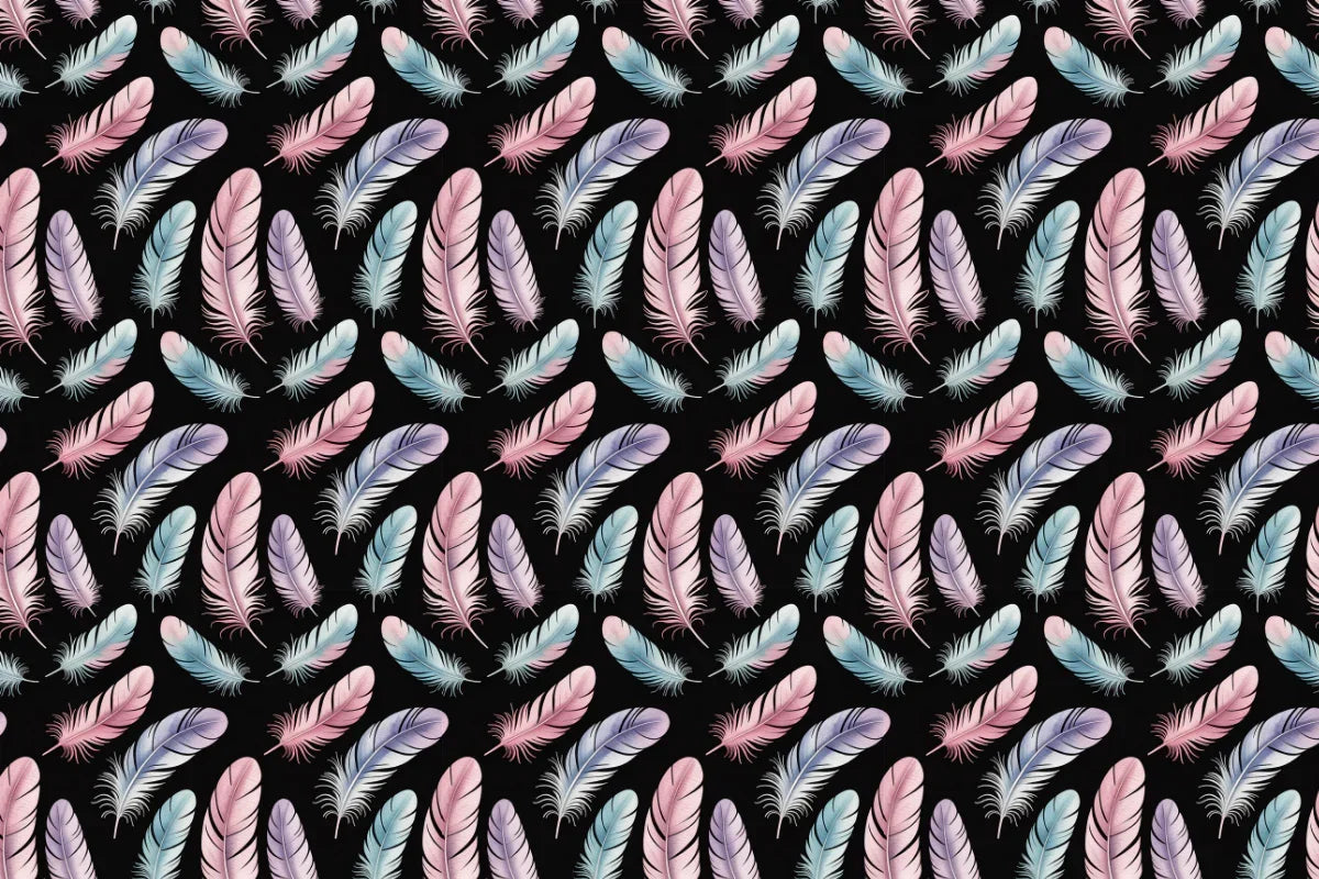 Feathers Seamless Papers - CraftNest - Digital Crafting and Art