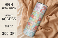 3D Inflated New Year Tumbler Bundle 3 - CraftNest - Digital Crafting and Art