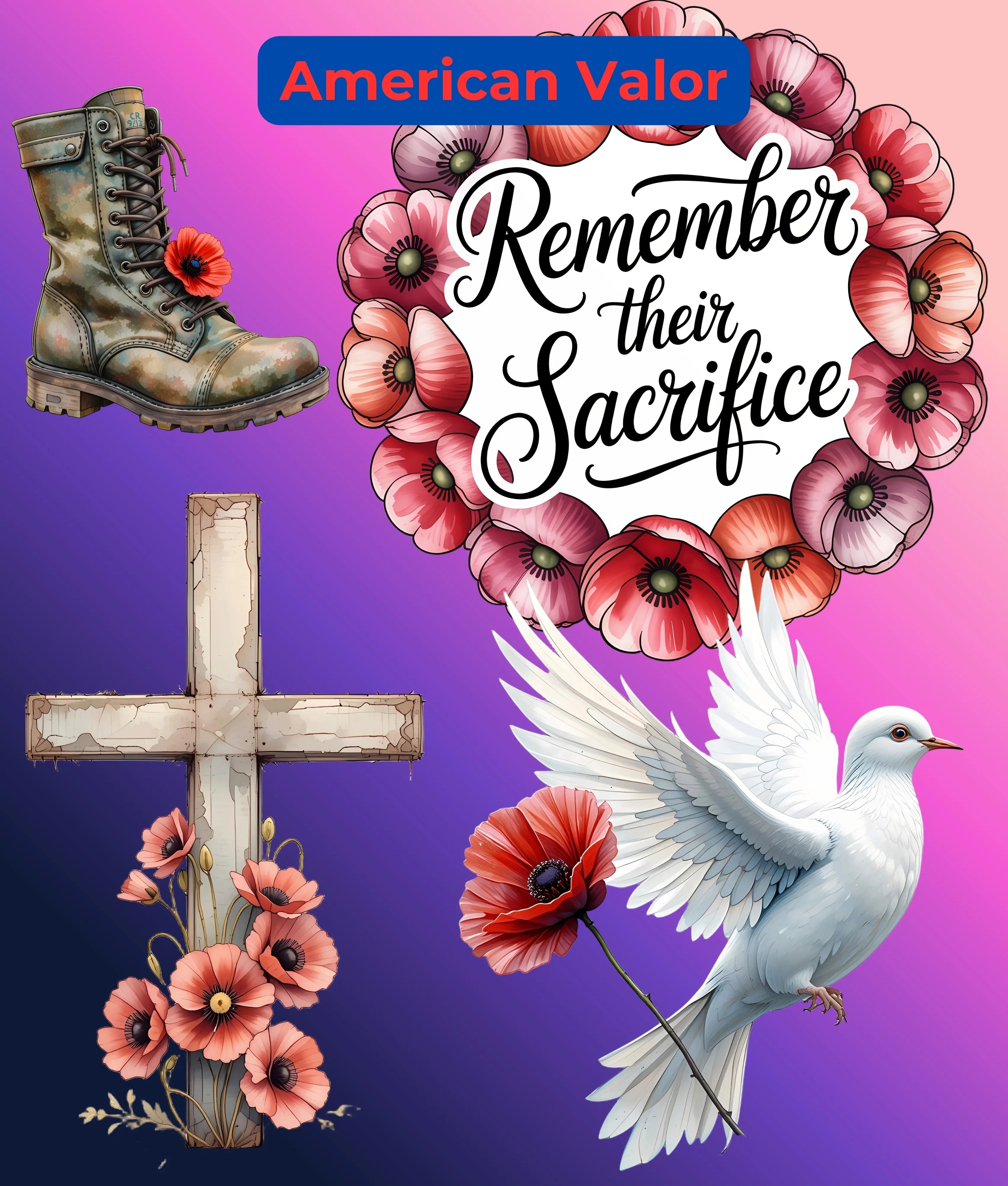 American Valor Clipart Bundle - CraftNest - Digital Crafting and Art