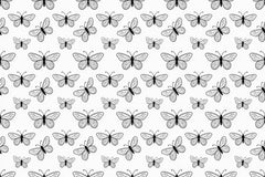 Ink Butterflies Seamless Papers - CraftNest - Digital Crafting and Art