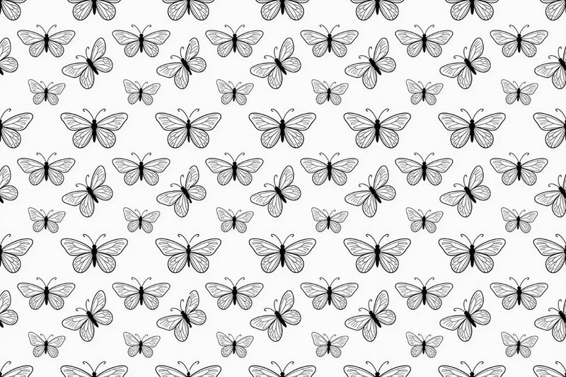 Ink Butterflies Seamless Papers - CraftNest - Digital Crafting and Art