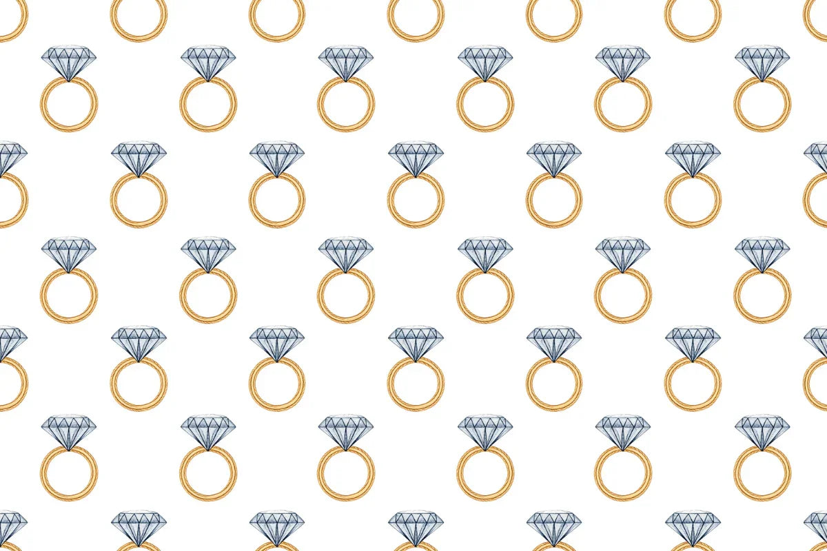 Diamond Rings Seamless Papers - CraftNest - Digital Crafting and Art
