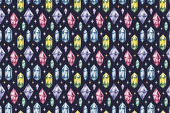 Crystals & Gems Seamless Papers - CraftNest - Digital Crafting and Art