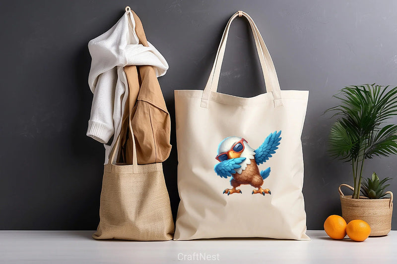 Cute Dabbing Eagle Clipart Bundle - CraftNest - Digital Crafting and Art