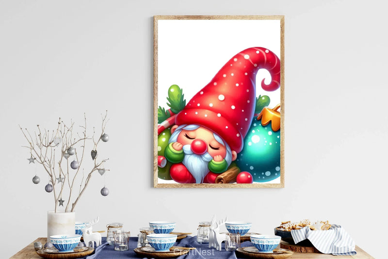 Christmas Gnome Clipart Bundle 2 - CraftNest - Digital Crafting and Art