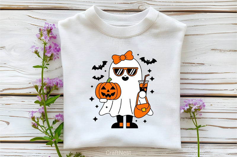 Halloween Ghost Clipart Bundle 11 - CraftNest - Digital Crafting and Art