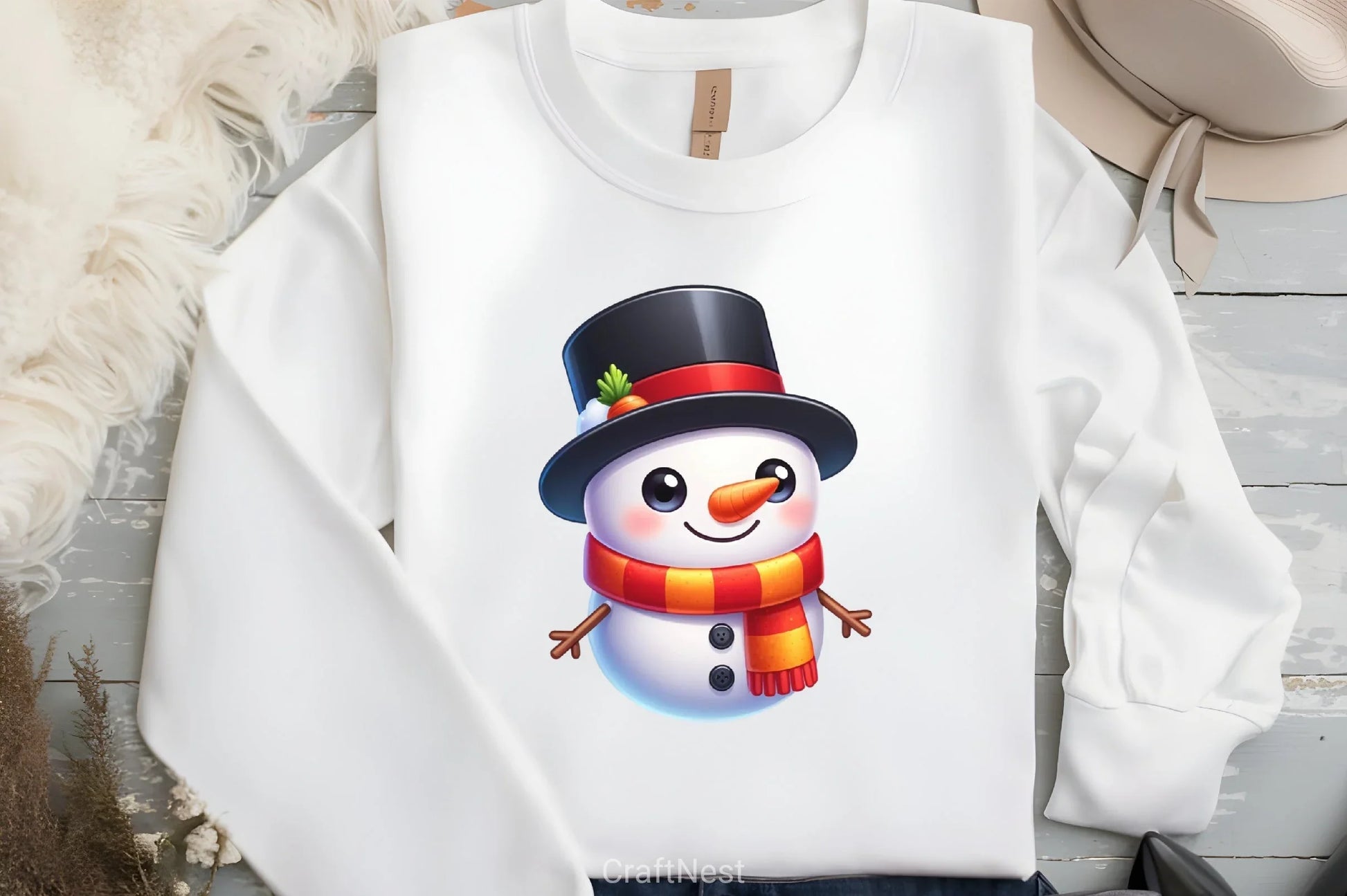 Christmas Snowman Clipart Bundle 17 - CraftNest - Digital Crafting and Art