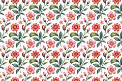 Cute Blooms Seamless Papers - CraftNest - Digital Crafting and Art