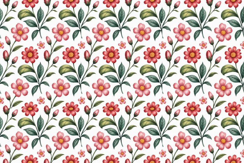 Cute Blooms Seamless Papers - CraftNest - Digital Crafting and Art
